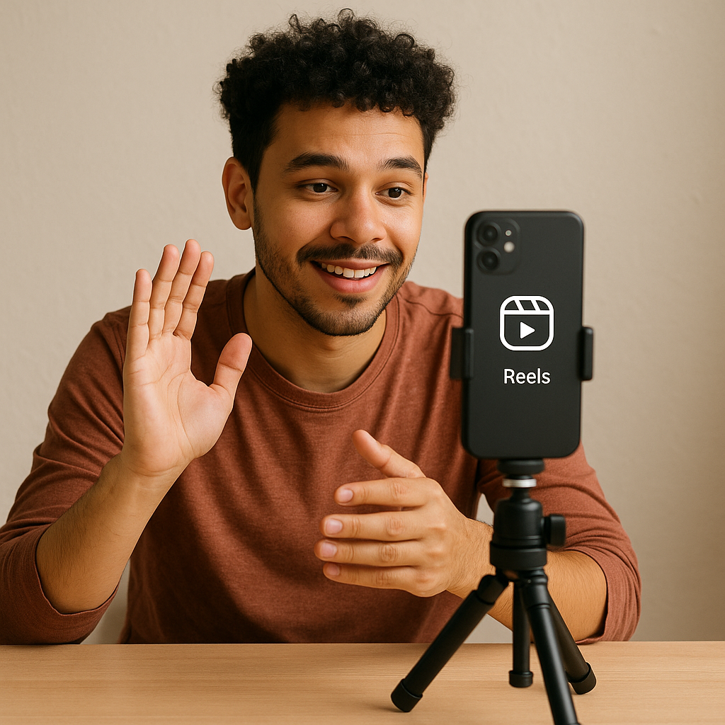 criando reels para instagram