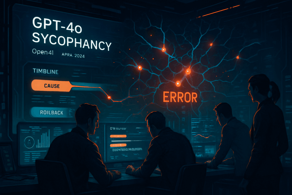 GPT-4o Sicofantia OpenAI: Causa, Correção e Lições da Atualização Revertida 1 GPT 4o Sicofantia OpenAI principal