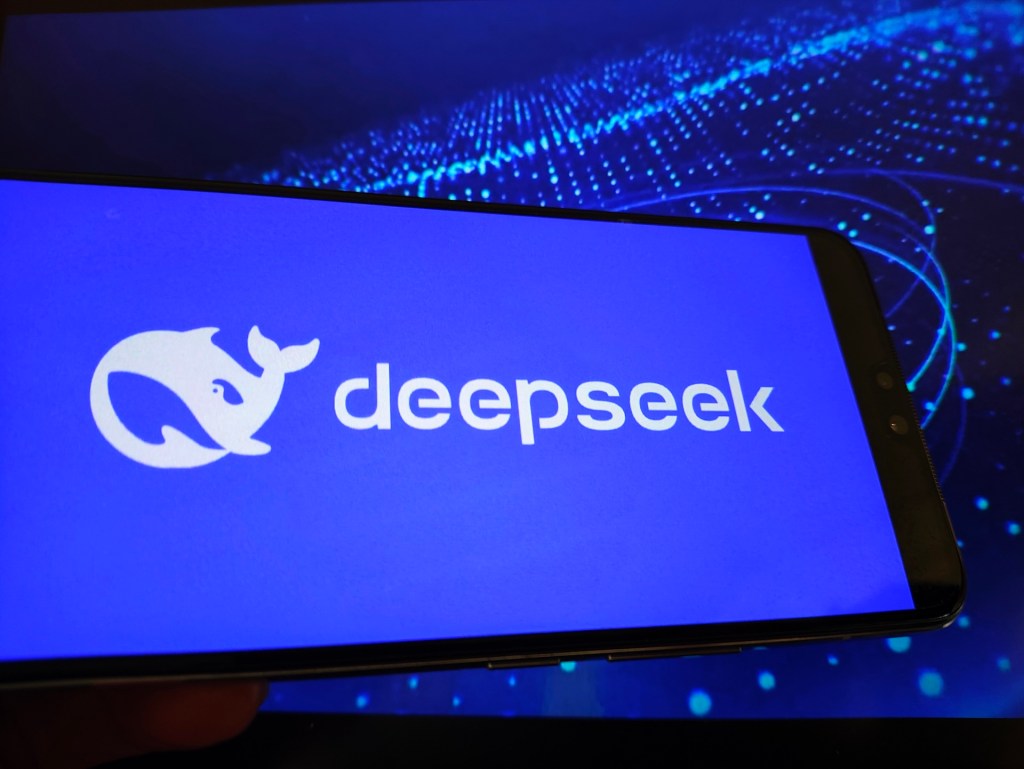 Imagem ilustrativa do modelo AI da DeepSeek com 685 bilhões de parâmetros, destacando inovação e tecnologia avançada.