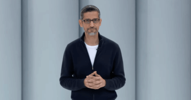 Palco do Google I/O 2025 durante anúncio de atualizações em IA, Gemini, Imagen 4 e Veo 3.