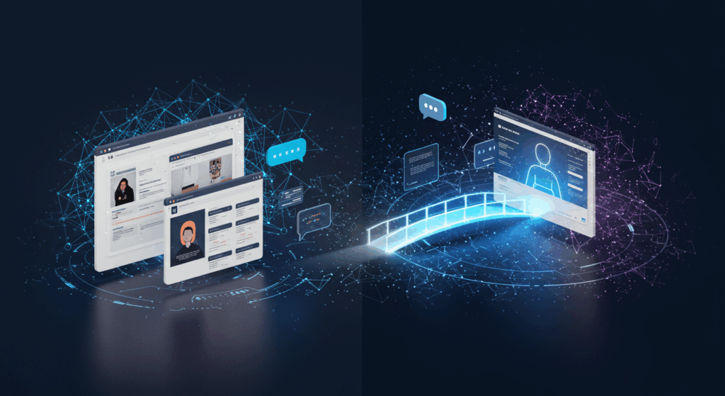 NLWeb: Transformando o Web com AI para Empresas 1 Protocolo LWeb integrado, mostrando dados e interações em tempo real