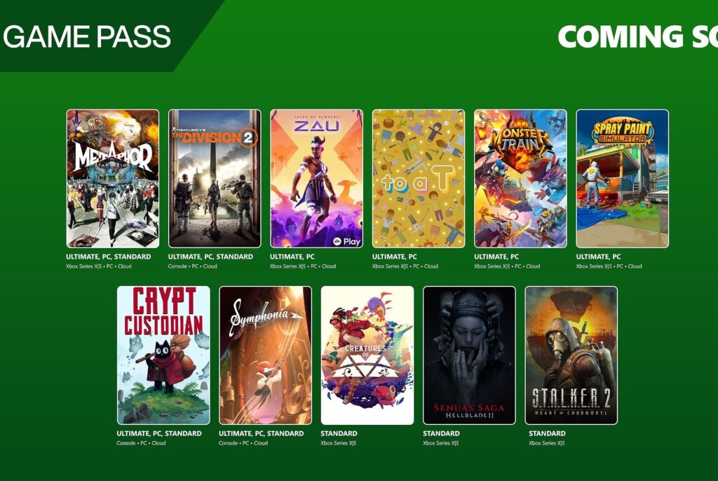 Melhor RPG 2024 Chega ao Xbox Game Pass 1 Imagem promocional do Xbox Game Pass com destaque para títulos RPG e aventura