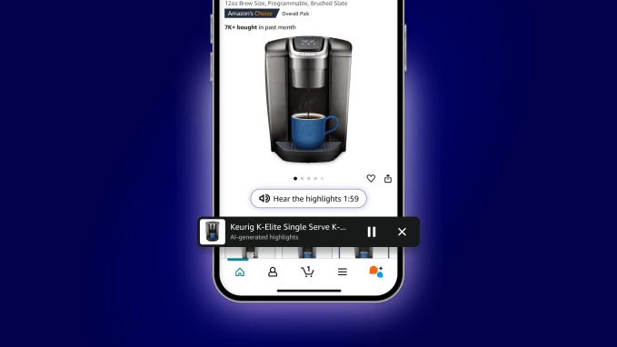 Amazon lança áudios curtos com IA para produtos 3 Imagem demonstrativa do recurso de áudio da Amazon com tecnologia IA em destaque