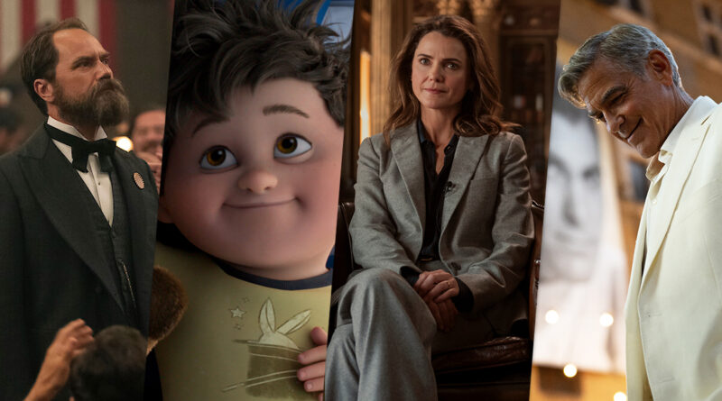 Prévia do lineup de Netflix outubro 2025 com imagens de títulos como Death by Lightning e The Diplomat S3