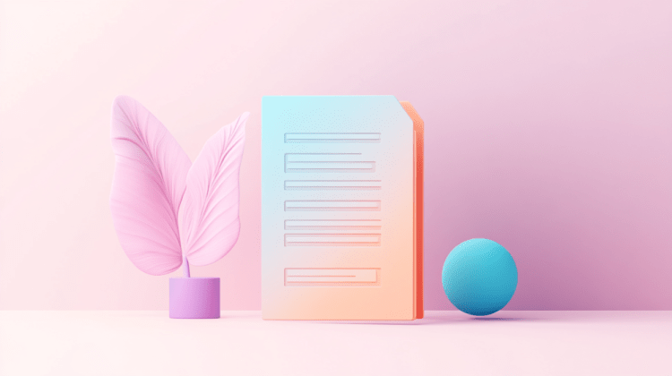 Ícone de arquivo PDF estilizado simbolizando a nova função de exportação PDF do ChatGPT da OpenAI para relatórios Deep Research.