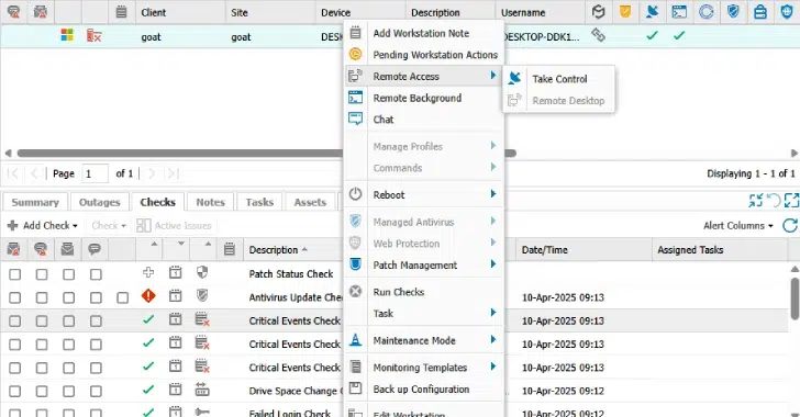 Ilustração de um escudo protegendo um computador de ameaças cibernéticas representando o ataque RMM no Brasil via NF-e.