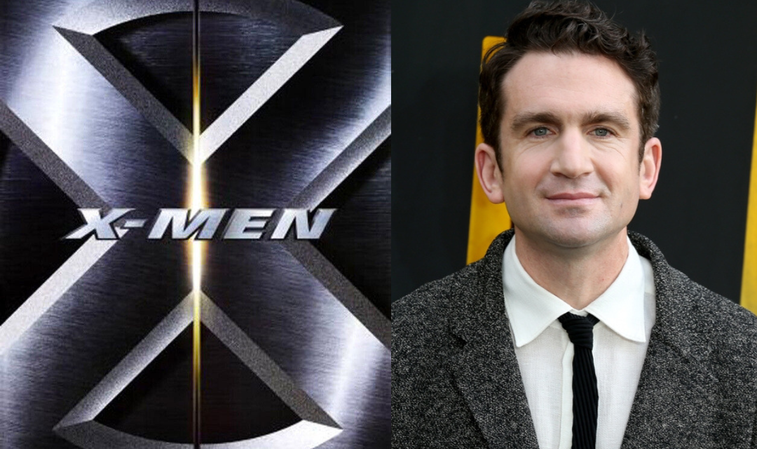 Montagem com Jake Schreier e o logo dos X-Men, simbolizando sua possível direção no novo filme do MCU.