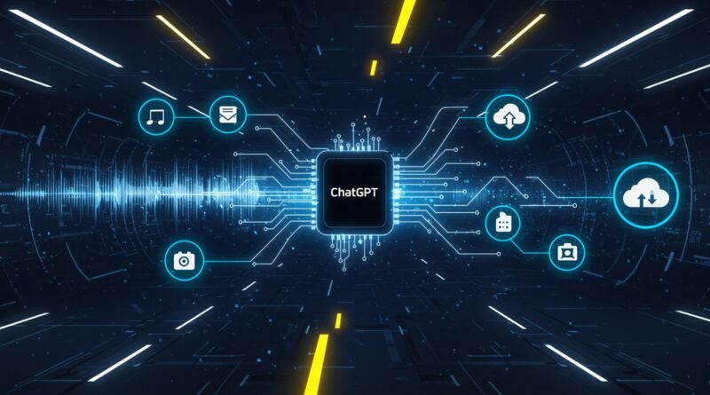 elementos gráficos que representam integrações de nuvem e reuniões gravadas