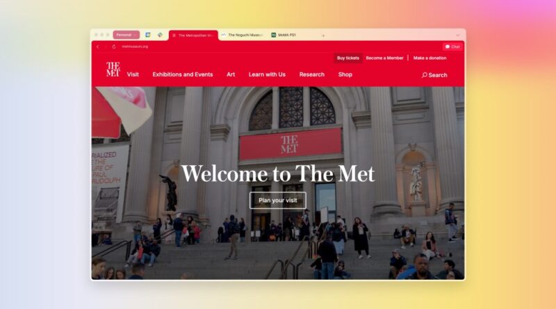 Imagem mostra a interface do navegador Dia, com visual limpo e elementos do Chromium, reforçando o conceito de browser com IA integrado