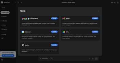 Imagem do novo recurso AI Secretary da Genspark, demonstrando sua interface intuitiva e integração com diversas ferramentas de produtividade.