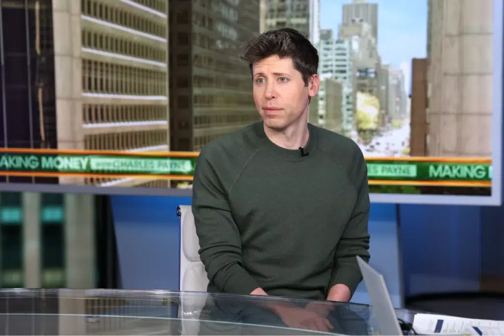 OpenAI Files: pressão por supervisão na corrida pela AGI 2 Sam Altman no palco de conferência; imagem ilustrativa sobre governança da OpenAI