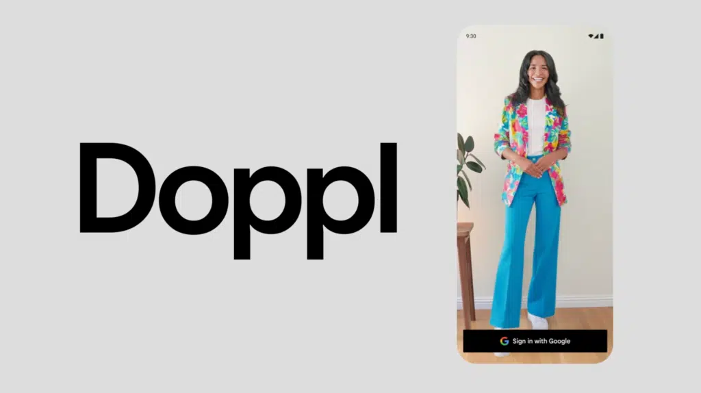 Google Doppl: novo app de provador virtual com IA 2 Interface do app Google Doppl exibindo provador virtual