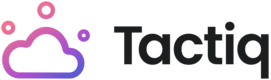 Logo Tactiq AI, ferramenta de transcrição para reuniões online integrando Google Meet, Teams e Zoom gratuitamente.
