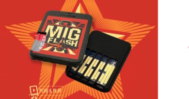 Cartucho Mig Flash inserido no Switch 2