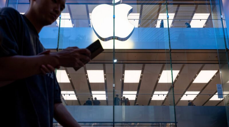 Fachada apple Fonte: Sebastian Ng/SOPA Images/LightRocket / Getty Images