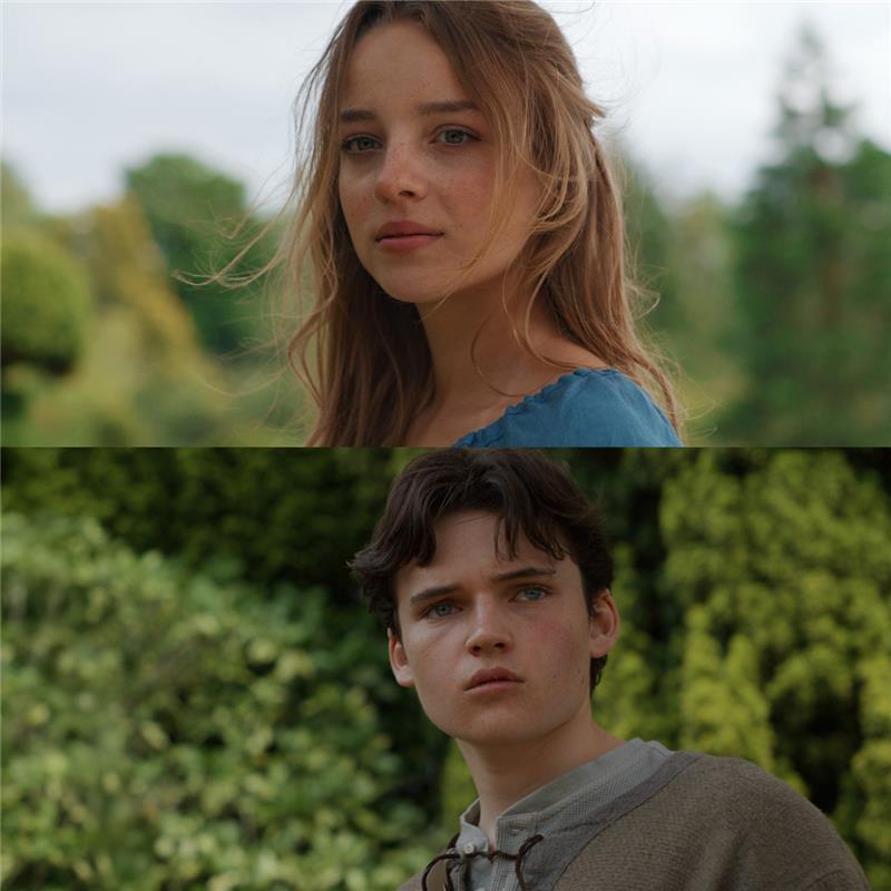 Imagem de divulgação da equipe e elenco principal do filme live-action de Zelda ( The Legend of Zelda) , mostrando os protagonistas Zelda e Link