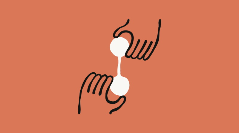 Ilustração com mãos estilizadas representando colaboração entre ferramentas e Claude IA, integrando apps como Canva, Figma, Linear, Notion e Stripe.