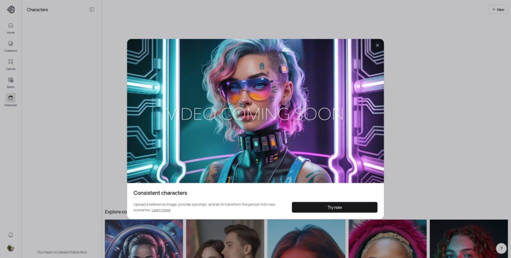 Os criadores agora podem construir personagens de IA consistentes com o Ideogram Character 4 Consistência de Personagem com IA e Uma Só Foto
