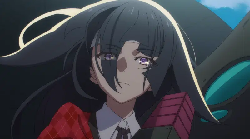 Visual principal do filme Zombie Land Saga com as personagens centrais reunidas, destacando o novo visual das idol-zumbis em meio a um cenário vibrante, ao estilo do anime. Densidade cromática e detalhes reforçam o tom irreverente do longa e a atmosfera da Saga, com cores vívidas e expressões marcantes.