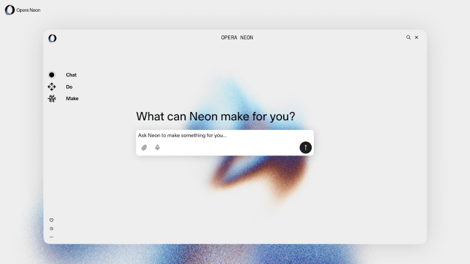 Opera Neon IA pesquisa, compras, redação automática e código offline