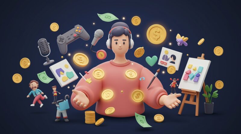 Este guia explora 7 formas de gerar renda extra com seus hobbies geek