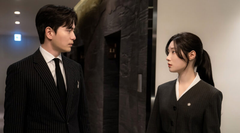 Beyond the Bar Netflix K Drama August 2025 Preview: pôster com personagens principais Lee Jin Wook e Jung Chae Yeon na série da JTBC para Netflix