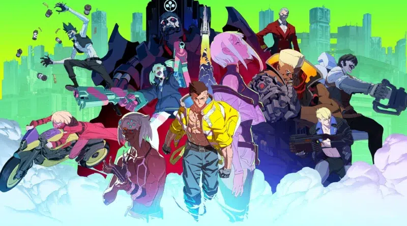 Cyberpunk Edgerunners temporada 2 confirmada durante a Anime Expo 2025; imagem mostra arte promocional inédita, representando o tom sombrio e visceral da nova fase.