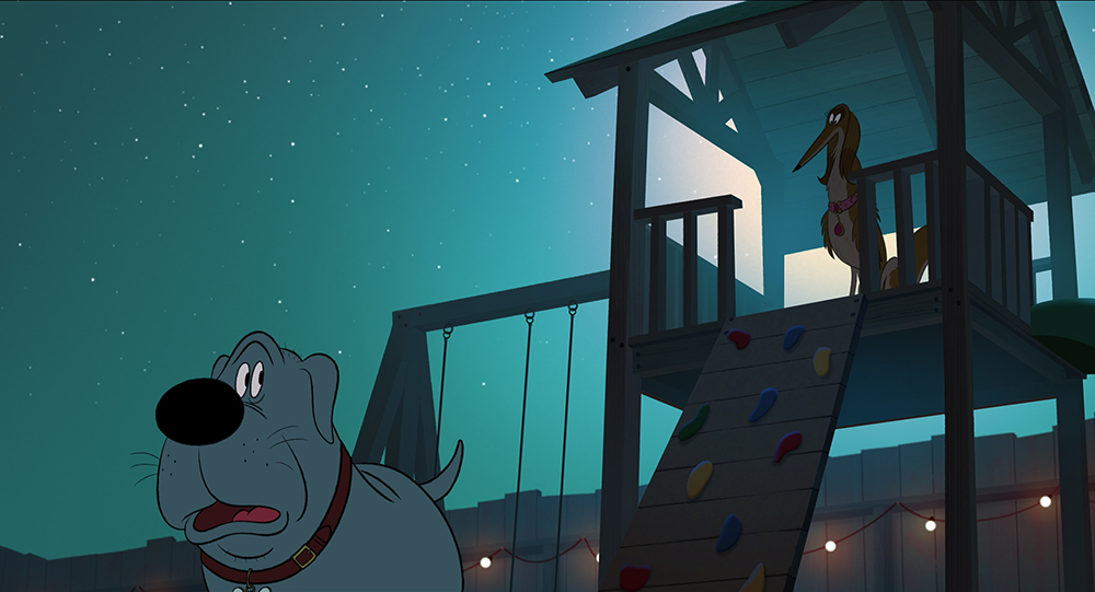 Imagem promocional de Fixed, animação adulta da Netflix com traço divertido e personagens principais animados.