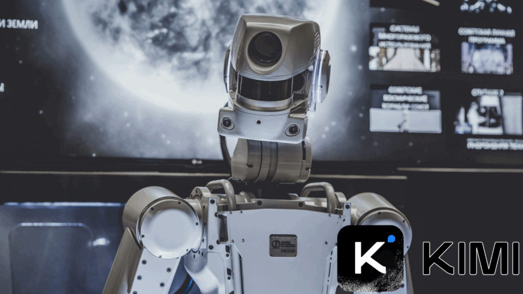 Kimi K2: Inteligência Agentica Aberta e Benchmarks 5 logotipo da empresa de IA responsável da Kimi K2, inteligência artificial agentica baseada em arquitetura Mixture-of-Experts