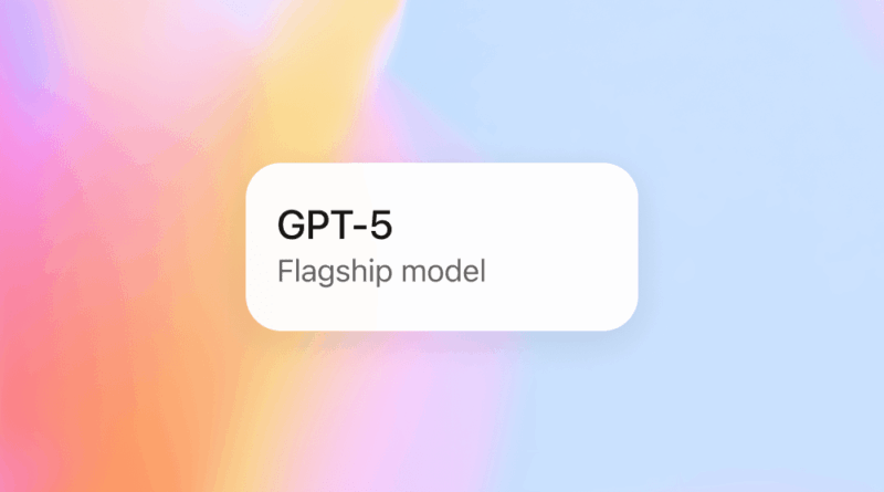 Imagem oficial OpenAI GPT-5, inteligência artificial unificada lançada em agosto de 2025.