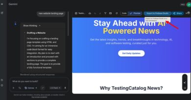 Google testa exportação do Gemini Canvas para Firebase Studio em prototipagem