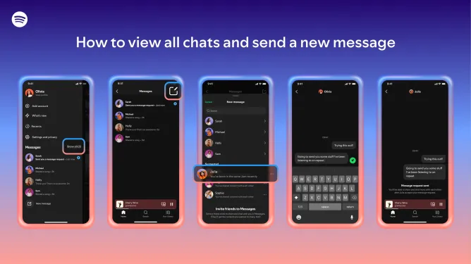 Spotify mensagens: como ver conversas e enviar uma nova mensagem