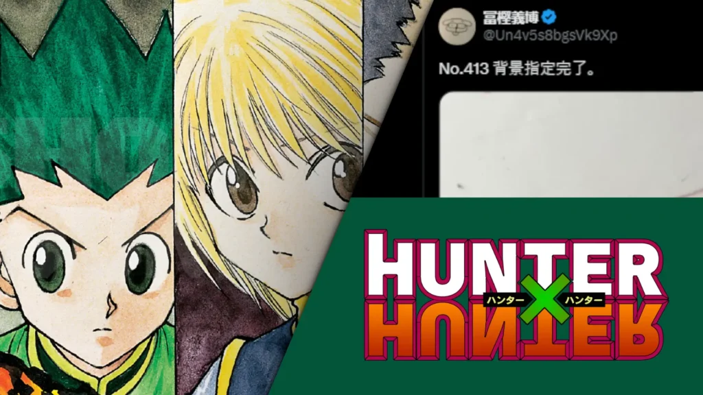 Hunter x Hunter: atualização de Togashi no cap. 413 1 Hunter x Hunter atualização Togashi capítulo 413 anunciada no X