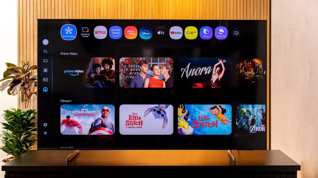 Copilot da Microsoft chega às TVs Samsung em 2025 1 Copilot da Microsoft nas TVs Samsung com busca por voz e Vision AI respondendo a dúvidas sobre filmes e séries