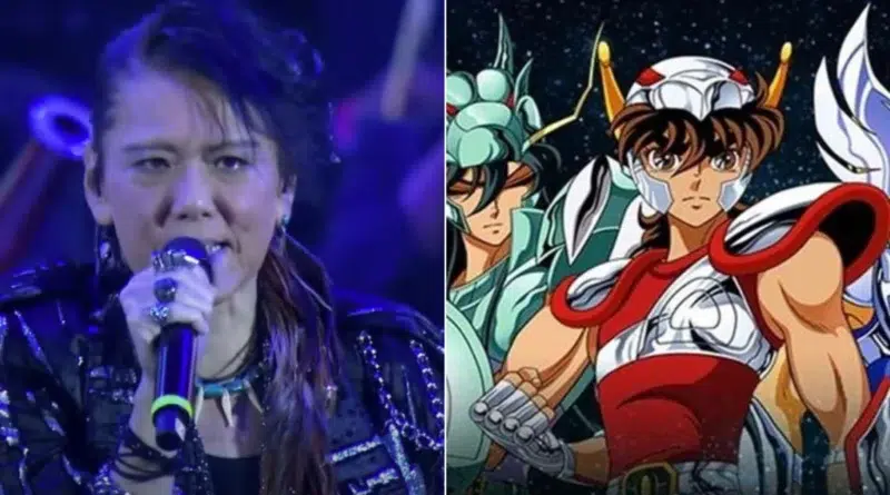 Nobuo Yamada em performance - cantor de Pegasus Fantasy Cavaleiros do Zodíaco morreu aos 61 anos vítima de câncer renal