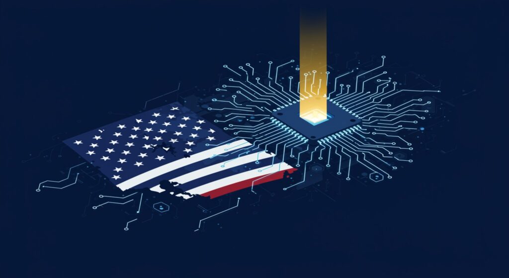 Por que IA open source virou prioridade nacional dos EUA 1 ilustração IA código aberto como tema central na liderança tecnológica americana