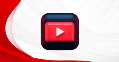 Logo do YouTube sobre fundo vermelho; anúncio do YouTube Hype com destaque ao novo botão de apoio de fãs