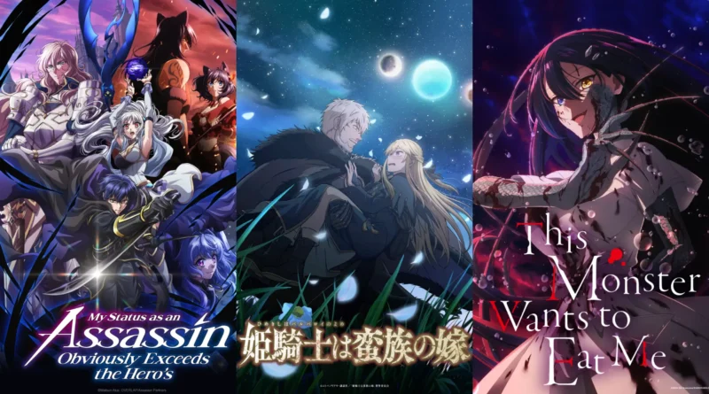 Novos animes Crunchyroll 2025 Painel AnimagiC lista anúncios