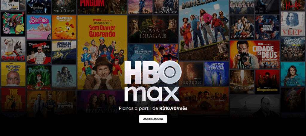 Netflix compra Warner Bros. Discovery por US$ 83 bilhões 5 Landing page da HBO Max já trazendo o novo nome após transição, reforçando novas regras de compartilhamento de senha e identidade visual renovada