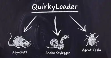 Ilustração do QuirkyLoader malware loader em campanha de e-mail maliciosa