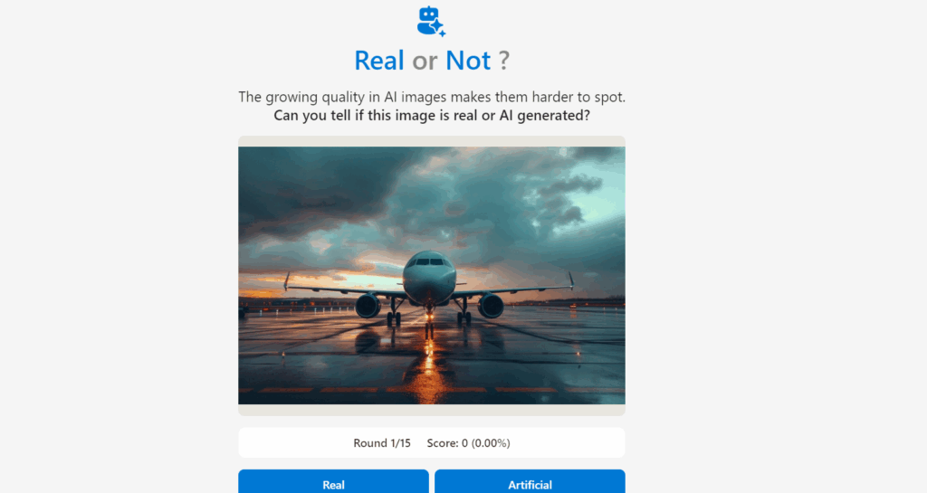 Imagem ilustrativa de teste de fotos reais versus IA mostra desafio de identificar artificialidade em fotos digitais.