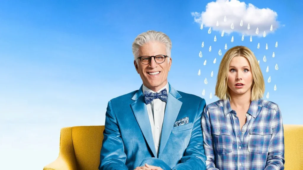 Elenco de The Good Place reunido, série que será removida da Netflix em setembro de 2025