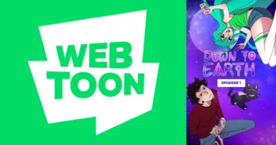 Banner oficial de lançamento dos episódios em vídeo do WEBTOON, destacando os personagens principais das séries animadas.