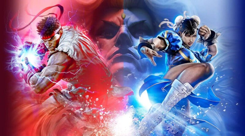 Arte oficial do filme de Street Fighter com Ryu, Ken e Chun-Li em destaque