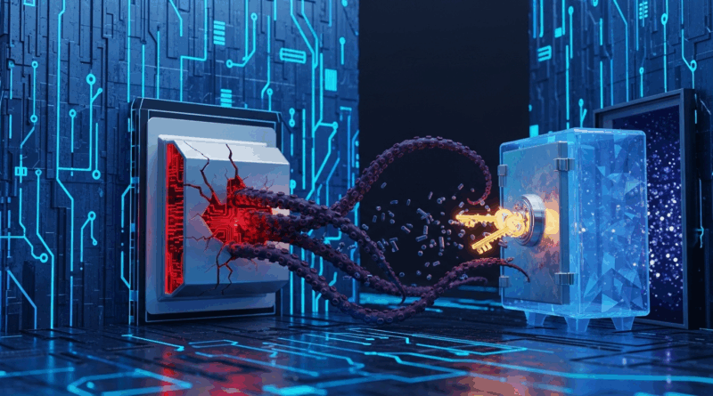 Imagem ilustrativa de pacotes maliciosos npm e carteiras Ethereum comprometidas