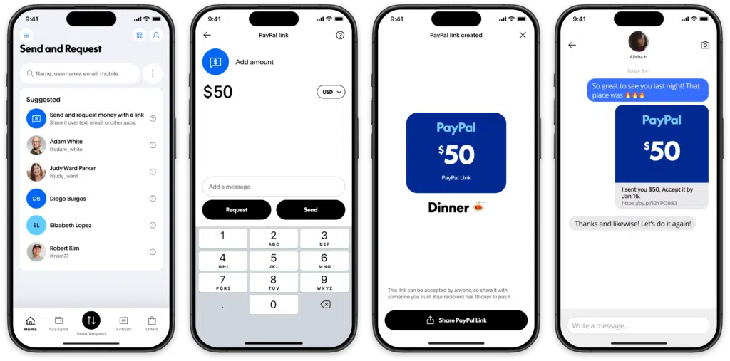 PayPal Links: novos links P2P com suporte a cripto 1 PayPal Links: link único de pagamento P2P com valor definido, expiração em 10 dias e suporte futuro a cripto
