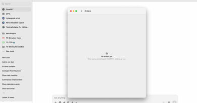 Captura do ChatGPT exibindo Orders no ChatGPT e opções de checkout nativo