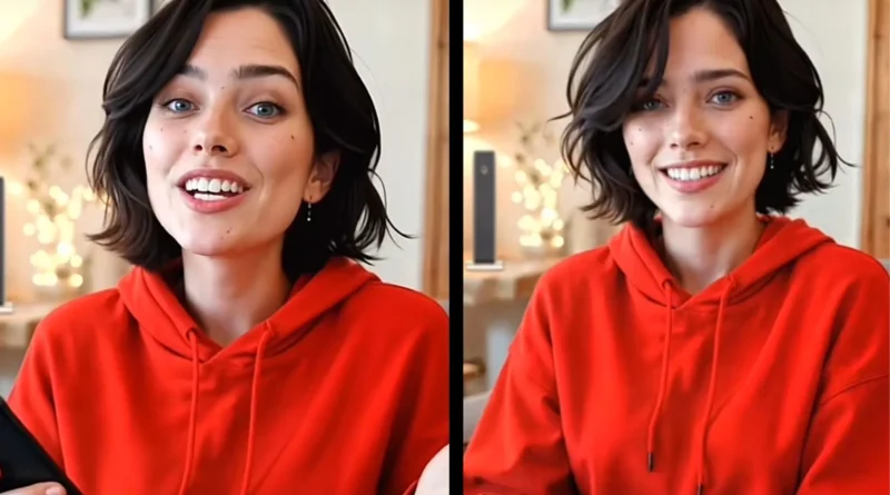 influenciadora de IA da Vodafone