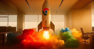 Ilustração com foco no Gemini no Chrome mostrando integração e lançamento do recurso