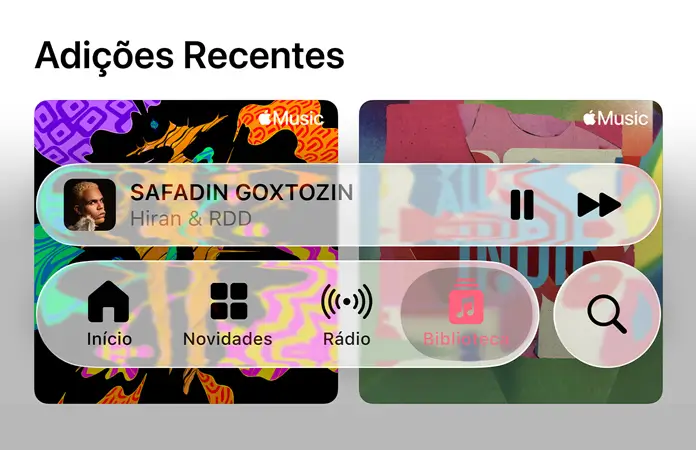 Apple Music no iOS 26: mix automático entre faixas e tradução de letras com destaque para favoritos